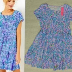 NWT Lilly Pulitzer Geanna short sleeve dress